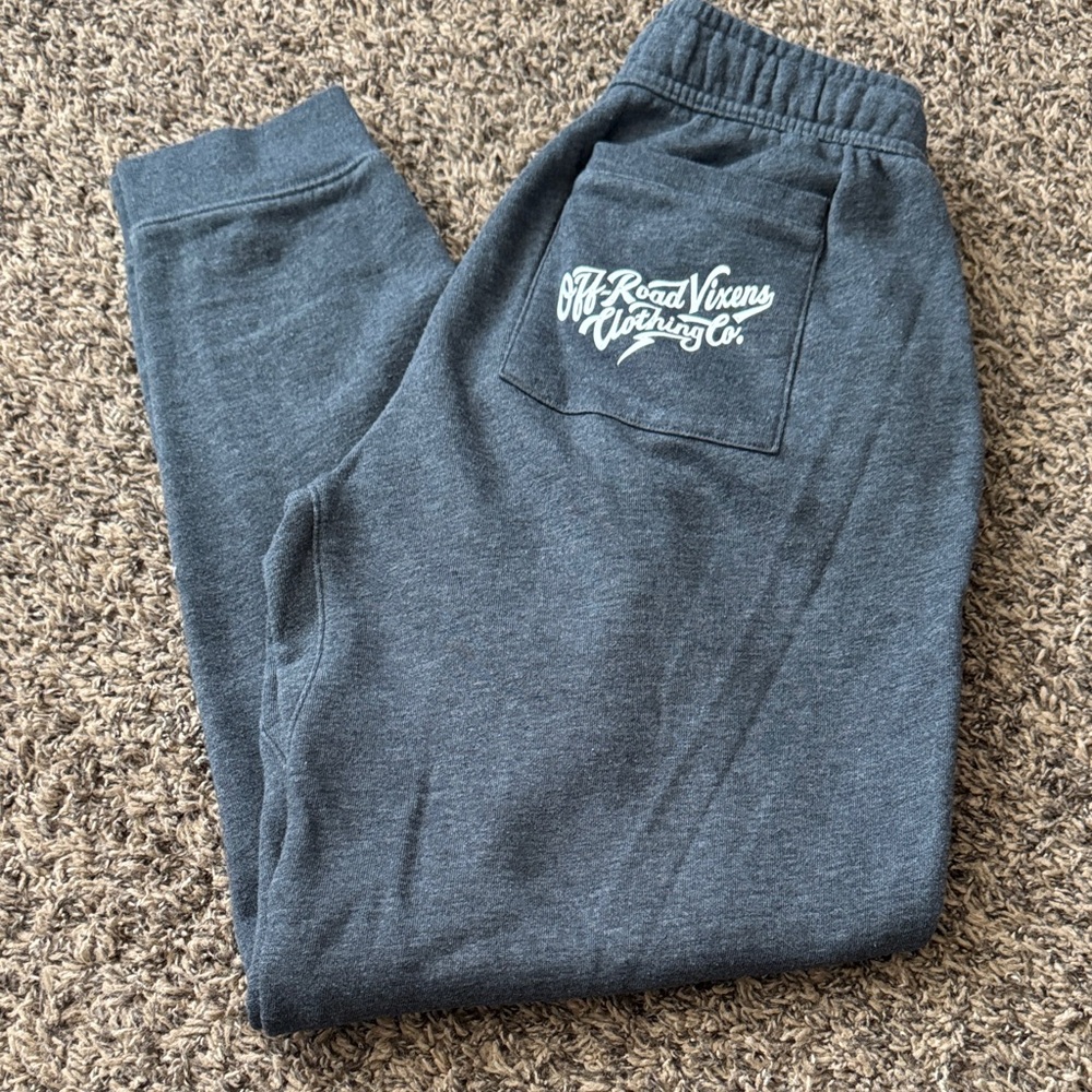 Off-Road Vixens Women’s Charcoal Gray Jogger Sweatpants
